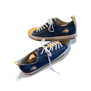 Montana State University BOBCAT Low Profile Converse  Sneakers 💙💛